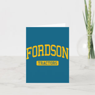 Cartão Escola secundária Fordson hs dearborn mi esportes