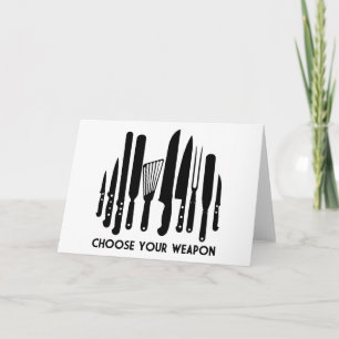 Cartão Escolha sua arma