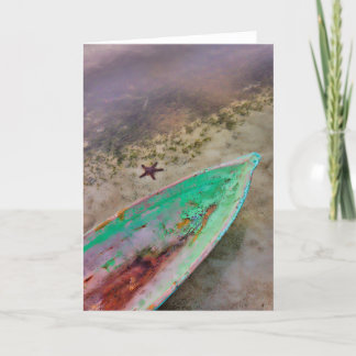 Cartão Esconderijo subterrâneo e estrela do mar, Rote