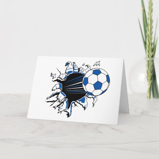 Cartão Escória de bola de futebol (Frente)