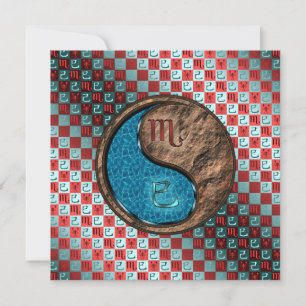 Cartão Escorpião & Cobra Terrestre