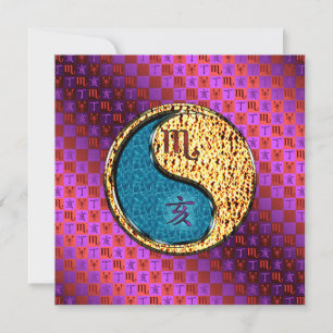 Cartão Escorpião & Javali de Fogo