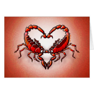 Cartão Escorpião Loving
