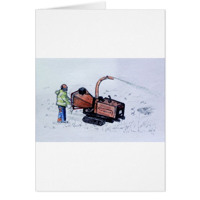 Cartão Escorrega de madeira Timberwolf (Frente)