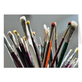 Cartão Escovas de tintas que secam à luz do sol