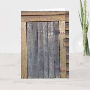 Cartão Escrevendo na janela