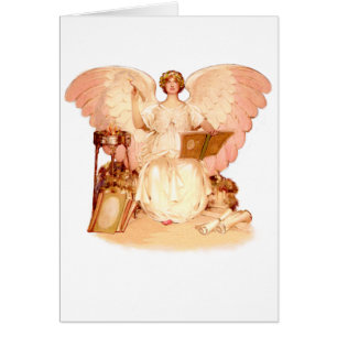 Cartão Escrevente do anjo