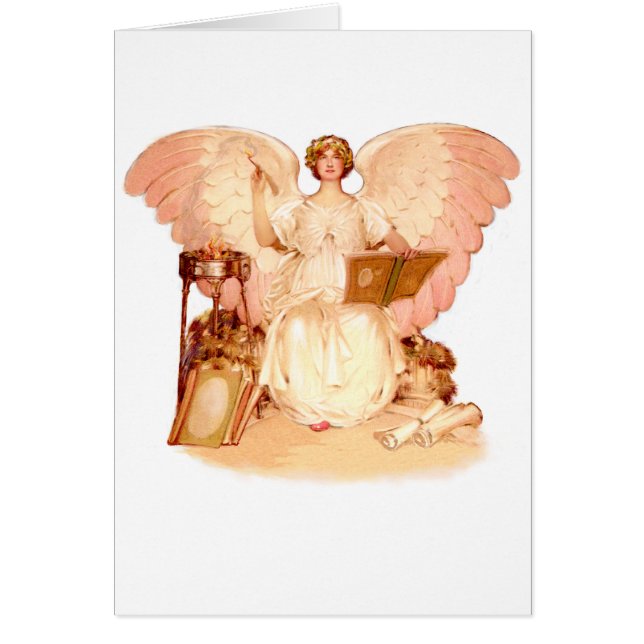 Cartão Escrevente do anjo (Frente)