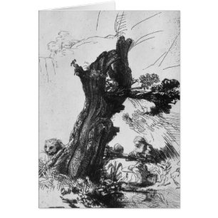 Cartão Escrita de St Jerome, 1648