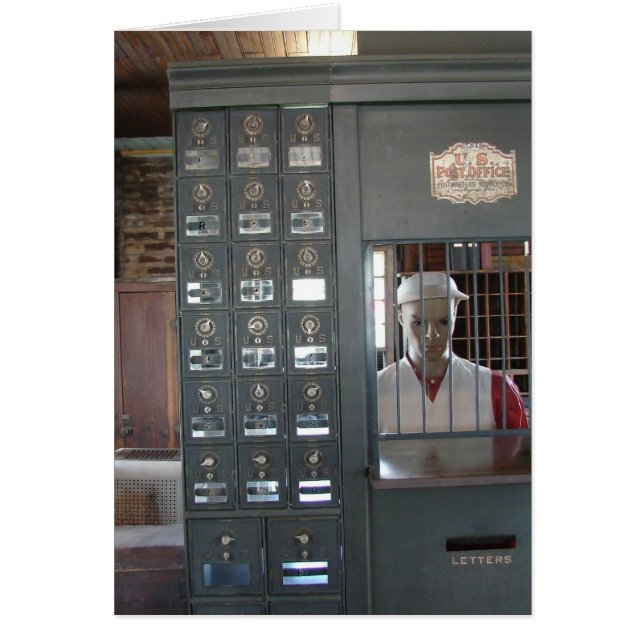 Cartão Escritório de Postas Históricas (Frente)