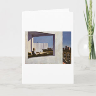 Cartão Escritório em uma Cidade Pequena - Edward Hopper