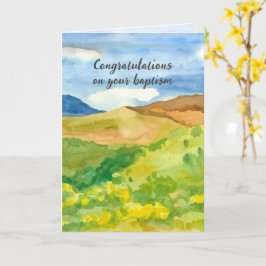 Cartão Escritura De Bíblia De Parabéns Batismo Para Adult