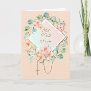 Cartão Escritura religiosa da Virgem Rosária Eucalipto Ro