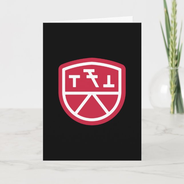Cartão Escudo da Phi Sigma Kappa (Frente)