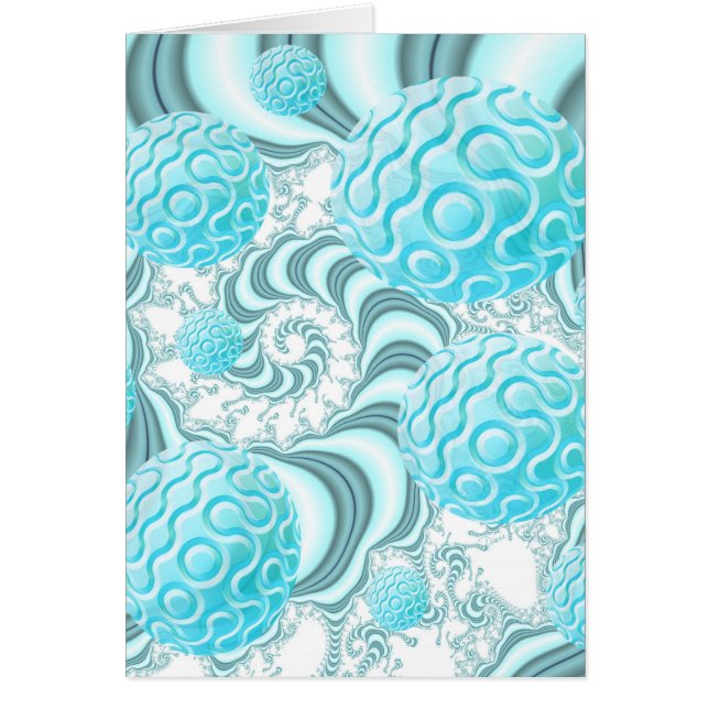 Cartão Escudos celestiais do mar, praia Pastel abstrata (Frente)