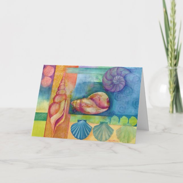 Cartão Escudos do mar (Frente)