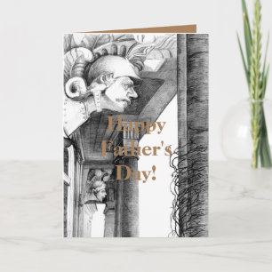 Cartão Escultura de Arte Lápis do Castelo