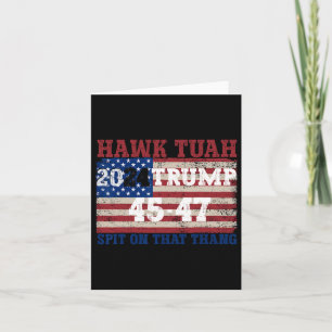 Cartão Escusa No Thang Election Parody Trump 2024