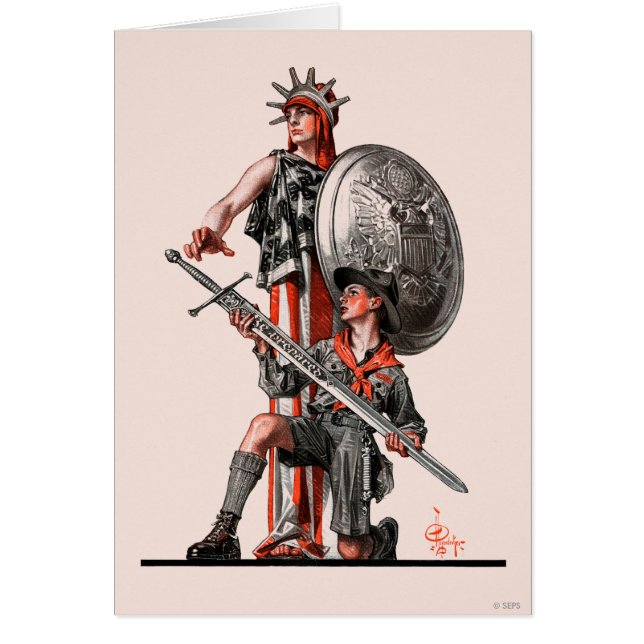 Cartão Escuteiro e Liberdade (Frente)