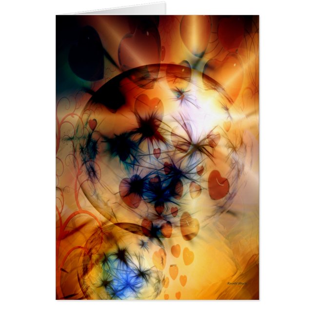 Cartão Esferas do amor (Frente)