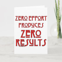 Esforço zero…