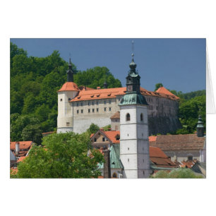 Cartão ESLOVÊNIA, GORENJSKA, Skofja Loka: Igreja de St.