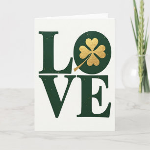 Cartão Esmeralda Love Shamrock