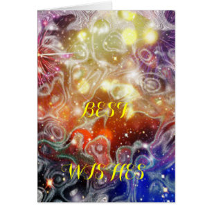 Cartão Espaço abstrato