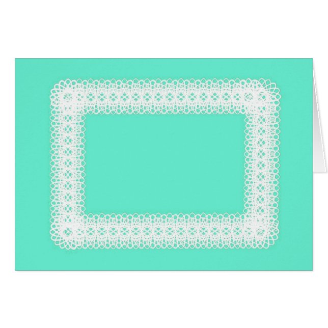 Cartão Espaço branco no Verde limão - DIY (Frente Horizontal)