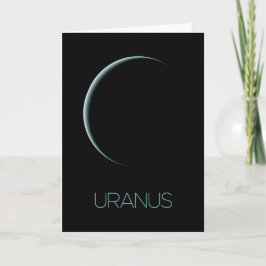 Cartão Espaço Exterior, Galáxia, Sistema Solar, Urano Pla