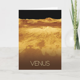 Cartão Espaço Exterior, Galáxia, Sistema Solar, Vênus Pla