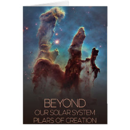 Cartão Espaço Exterior, Galáxia, Via Látea, Pilares De Cr