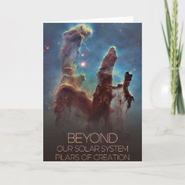 Cartão Espaço Exterior, Galáxia, Via Látea, Pilares De Cr