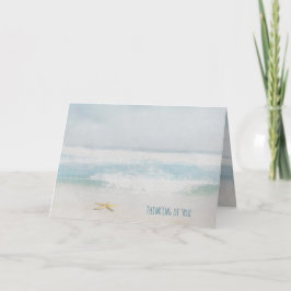 Cartão Espadarte de praia e surf oceânico