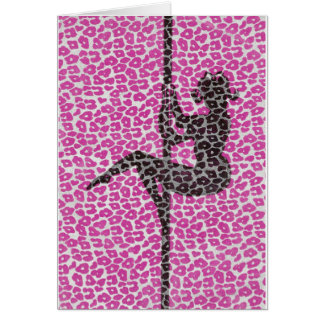 Cartão Espadelador de Pólo do leopardo
