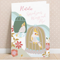 Espalhe Suas Asas Belo Graduação De Pássaros