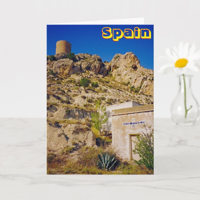 Cartão Espanha (Planta pequena)