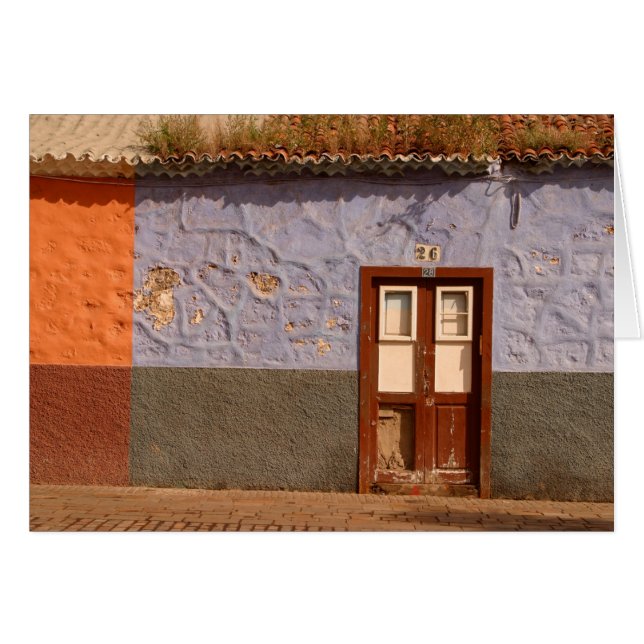 Cartão Espanha, Ilhas Canárias, Tenerife, vilha (Frente Horizontal)