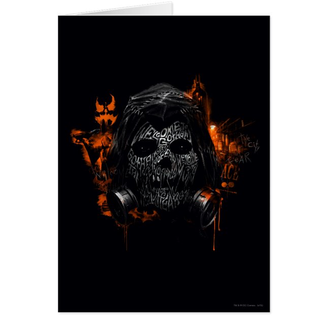 Cartão Espantalho - Bem-Vindo À Cidade De Gotham (Frente)