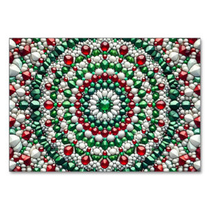 Cartão especial de mesa com cores italianas