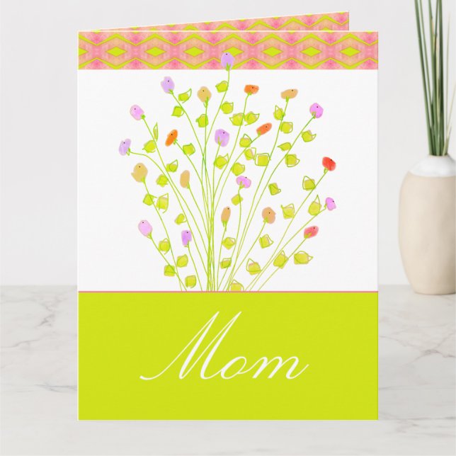 Cartão Especial do Dia das Mães Só Para a Mamãe (Frente)