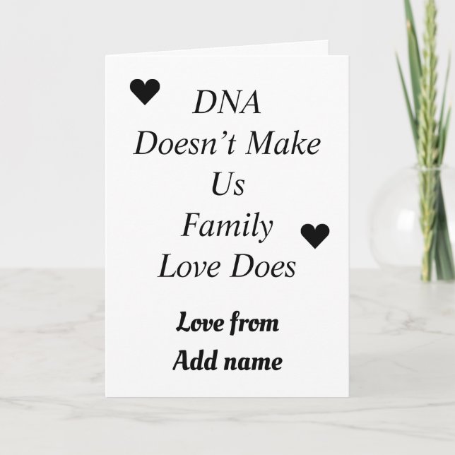 Cartão especial pai ou filho da etapa personalizad (Frente)