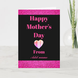 Cartão especial personalizado para o Dia das Mãe