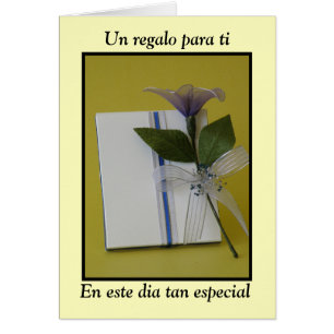 Cartão Especial tan do diâmetro do este do en do ti de