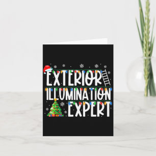 Cartão Especialista em Iluminação Exterior Luz de Natal X