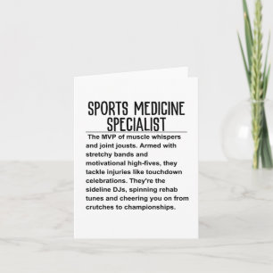 Cartão Especialista em medicina desportiva
