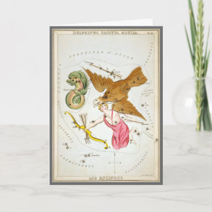 Cartão Espelho da Urânia, Mapa Celestial da Astronomia Vi