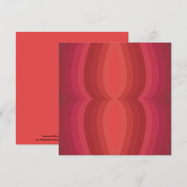 Cartão Espelho Distorcido do Fundimento do Carnaval de Re (Frente/Verso)