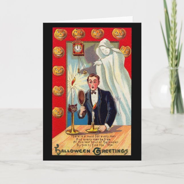 Cartão Espelho do fantasma (Frente)