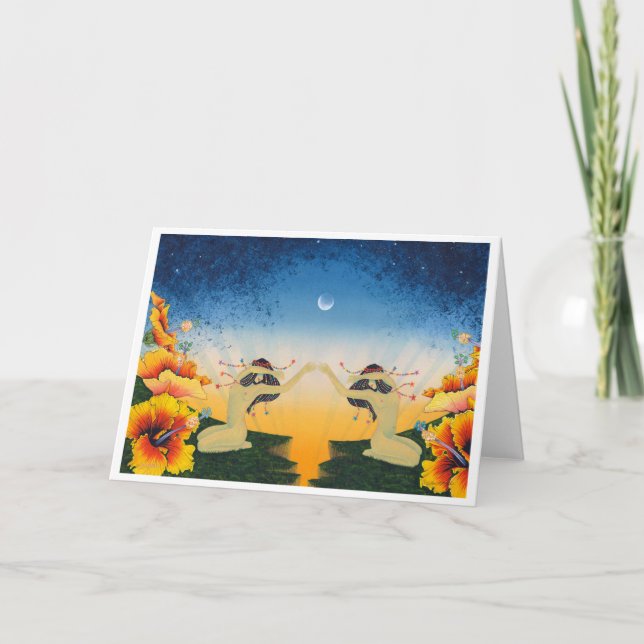 Cartão Espelho-Espelho (bênção do alvorecer) (Frente)